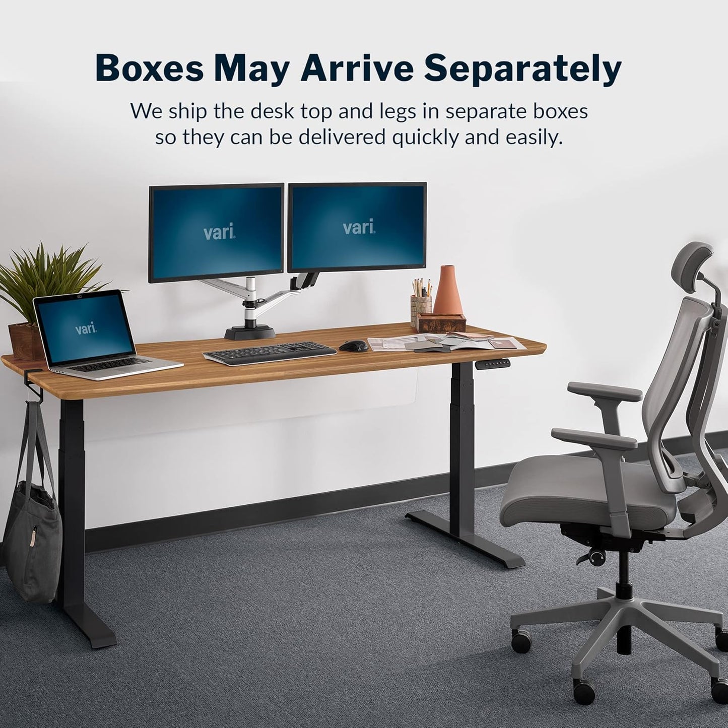 Electric Standing Desk - desk Height Adjustable Sit/Stand Desk - Dual Motor with Memory Presets, Stable T-Style Legs - Gaming or Home Office Workstation - 72”X30”, Butcher Block
