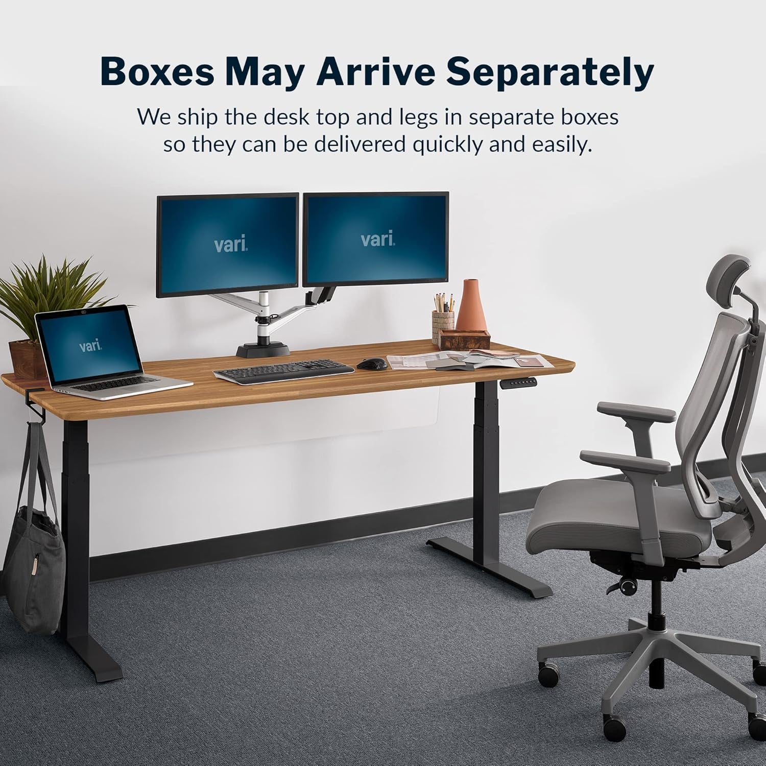 Electric Standing Desk - desk Height Adjustable Sit/Stand Desk - Dual Motor with Memory Presets, Stable T-Style Legs - Gaming or Home Office Workstation - 72”X30”, Butcher Block